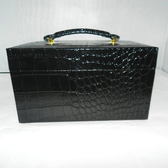JW London Jewlery Case Black Moc Croc - Picture 2 of 8